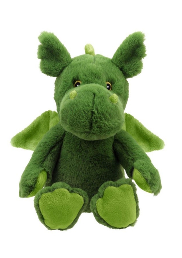 Unleash cuddles and imagination with Misty the Dragon from Wilberry’s Eco Cuddlies collection. This enchanting little dragon isn’t just irresistibly soft and snuggly—it’s also crafted entirely from recycled materials, making her a friend to your child and the planet. With her gentle embroidered eyes, tiny wings, and curled tail, Misty sparks stories of magical adventures and cosy story-time snuggles. A wonderfully sustainable gift for any young dreamer or dragon enthusiast.